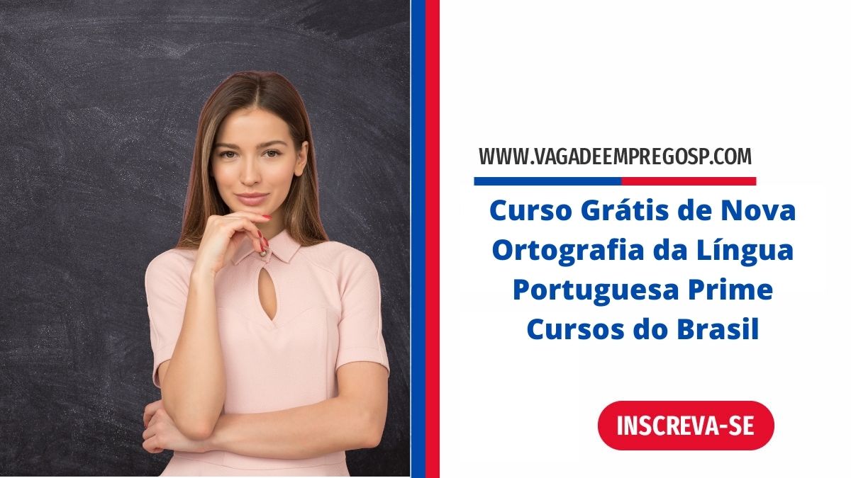 Curso Grátis De Nova Ortografia Da Língua Portuguesa Prime Cursos Do Brasil Verifique Agora 4084